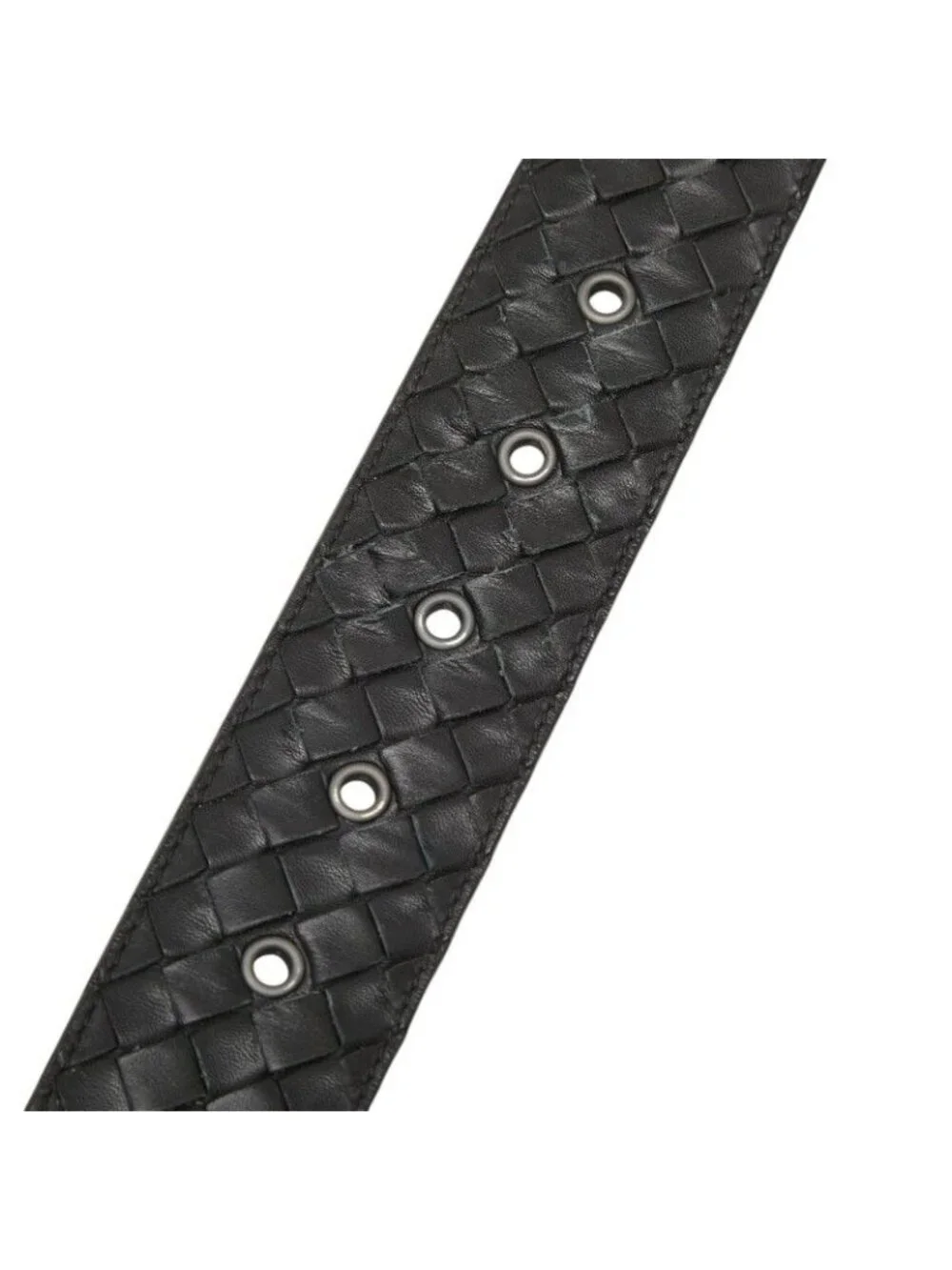 Bottega Veneta Intrecciato Belt 95 38 Black Leather